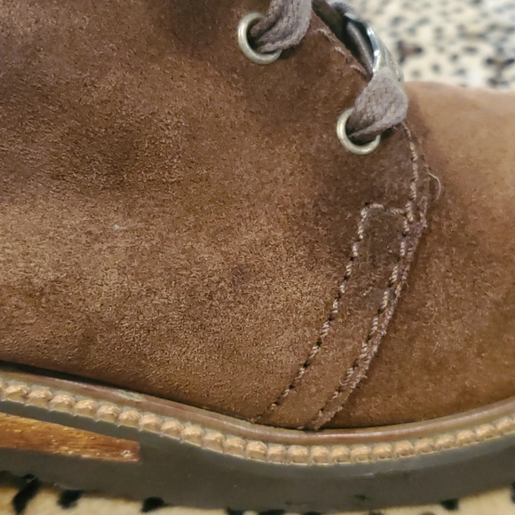 Earth Shoes Brown Suede Ankle Boot Size 7 1/2 - Picture 10 of 10